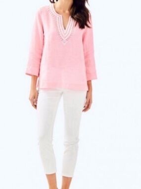 NEW Lilly Pulitzer Linen Amelia Island
Tunic Size XS